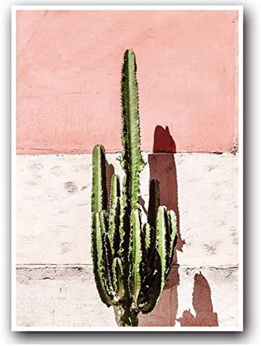 インテリアサボテン緑の植物の花クリエイティブ英語キャンバス絵画インテリアアートパネル抽象プリント絵画インテリアポスター画像壁アートパネル家の装飾 30x40cm X3 フレームレス 0yynoeaure Godawaripowerispat Com