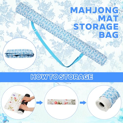 Bolsa para transportar tapete de Mahjong de 35 pulgadas miniatura 3