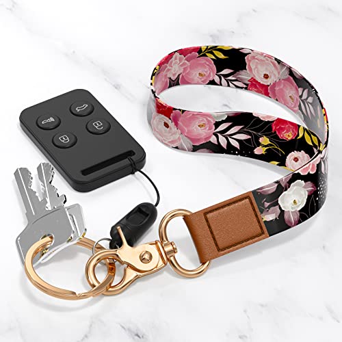Image of Wrist Lanyard Key Chain, Wristlet Strap Keychain Holder for Women Men Car Keys Wallet Card Phone