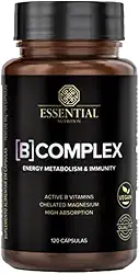 B Complex 120 Cápsulas Essential Nutrition Original Vitaminas do Complexo B