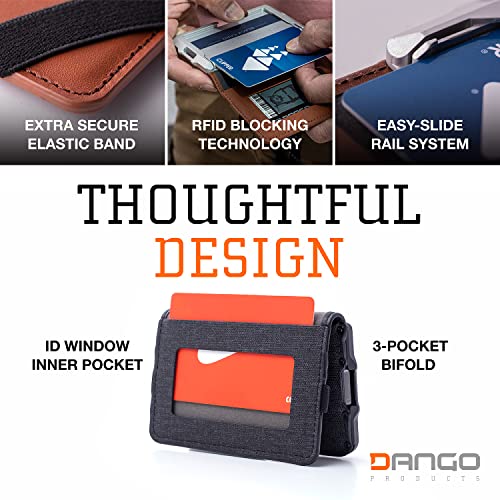 Dango Slim Minimalist Wallet for Men - RFID Blocking - Bifold4