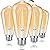 Dimmable LED Edison Light Bulbs 100W Incandescent Equivalent, Vintage Light Bulb 2700K Warm White(Amber Glass), ST64/ST21 LED Filament Bulbs 8W 1200LM, E26 LED Edison Bulbs for Home, Reading 4-Pack