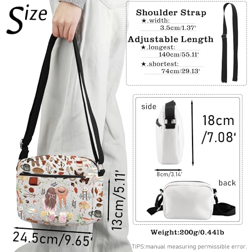 CMNIM Novel Book Inspired Crossbody Purse Movie Gift Book Literary Readers Gifts for The Books Fans Shoulder Bag4