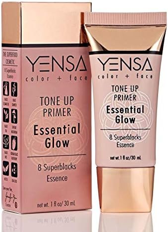 Yensa Tone Up Primer Essential Glow 8 Superblacks Essence 1 oz