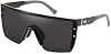 FEISEDY Sunglasses Mens Polarized Women Oversized Flat Top Square Cycling Fishing Golf Hiking Vintage Sun Glasses B2367