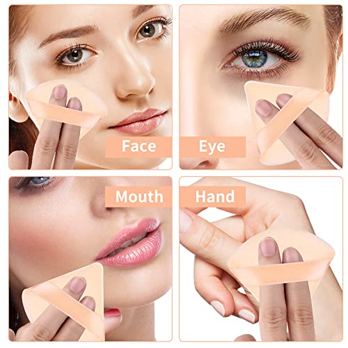 WLLHYF 2 Pezzi Piumini per Polvere Viso Spugna