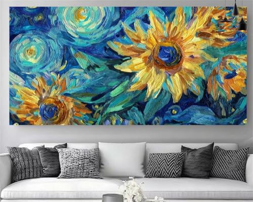 Peinture diamant 5D grand format 80x160cm en strass brillants