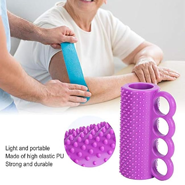 GONDMAX Finger Exerciser, Hand Grip Strengthener, Purple, Medium Tension, Polyurethane, Hand Exerciser