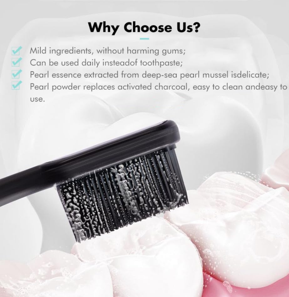 HLP Doctor Choice Teeth Whitening Powder with Active Leaf Oil - Natural Stain Remove Tooth Powder for Sensitive & Freshens Breath with Taste of Mint Teeth Polisher Your Path to Brighter Smile