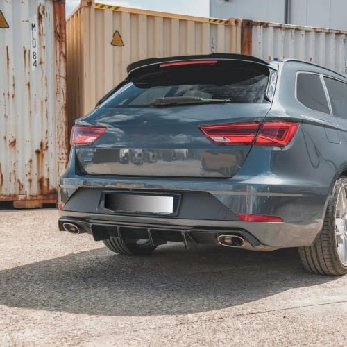 Difusor de parachoques trasero para Seat Leon Cupra ST Mk3 Facelift 2016-2020 2