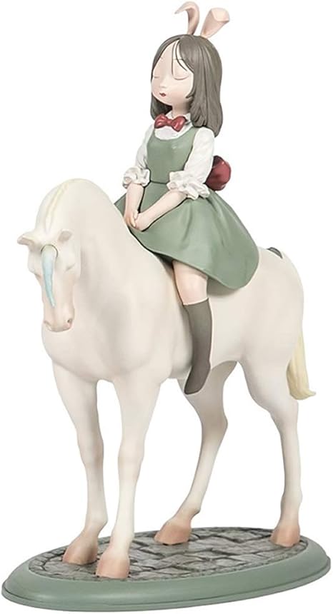 Amazon Co Jp ポニーと駆ける少女 乗馬 置物 インテリア ガーデニング ガーデンオーナメント 猫 好き な 人 へ の プレゼント 誕生日プレゼント 女性 人気 彼女 お年玉 結婚記念日 転居 最適なプレゼント ホーム キッチン