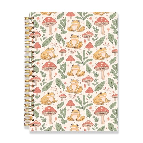 Carnet botanique grenouille 14 x 21 cm : finissez-en avec la papeterie triste et banale