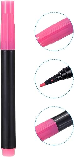 Miniatura 10 de PATIKIL Rotuladores de borrado en seco, paquete de 10 unidades, tinta naranja y gris, punta fina, bajo olor, pizarra blanca para oficina, hogar,