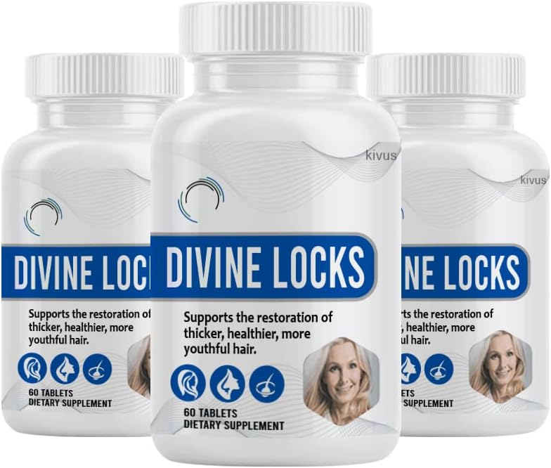 kivus Divine Locks - Divine Locks Hair Supplement 3 Pack