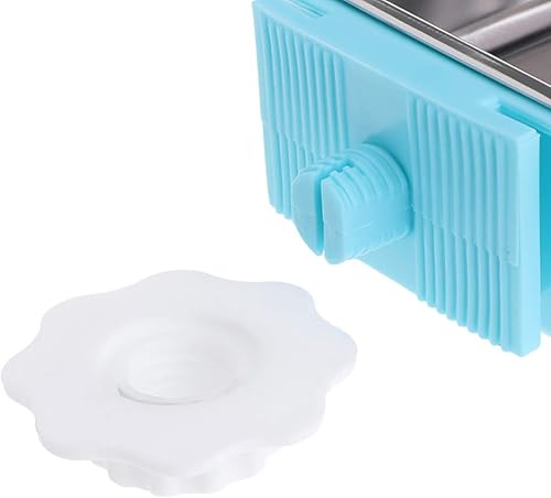 Miniatura 5 de Cuenco para perro, de acero inoxidable, extraíble, para colgar alimentos y agua, para mascotas, con soporte para pernos para perros, cachorros,