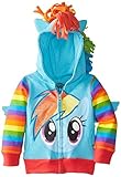 My Little Pony Girls' Rainbow Dash Hoodie