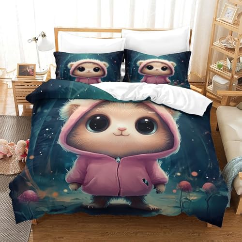 Housse de couette 3D pour coin lecture confortable lit Super King