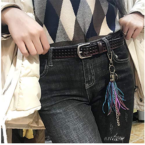 Andongnywell Plus Size Belt for Women Leather Belt Ladies Leather Women Hollow Cowhide Decorative Jeans Belt3