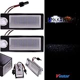 LIEFERUMFANG: Kennzeichenbeleuchtungsset mit 18 LEDs je Modul (6000 Kelvin Farbtemperatur) inkl. OVP