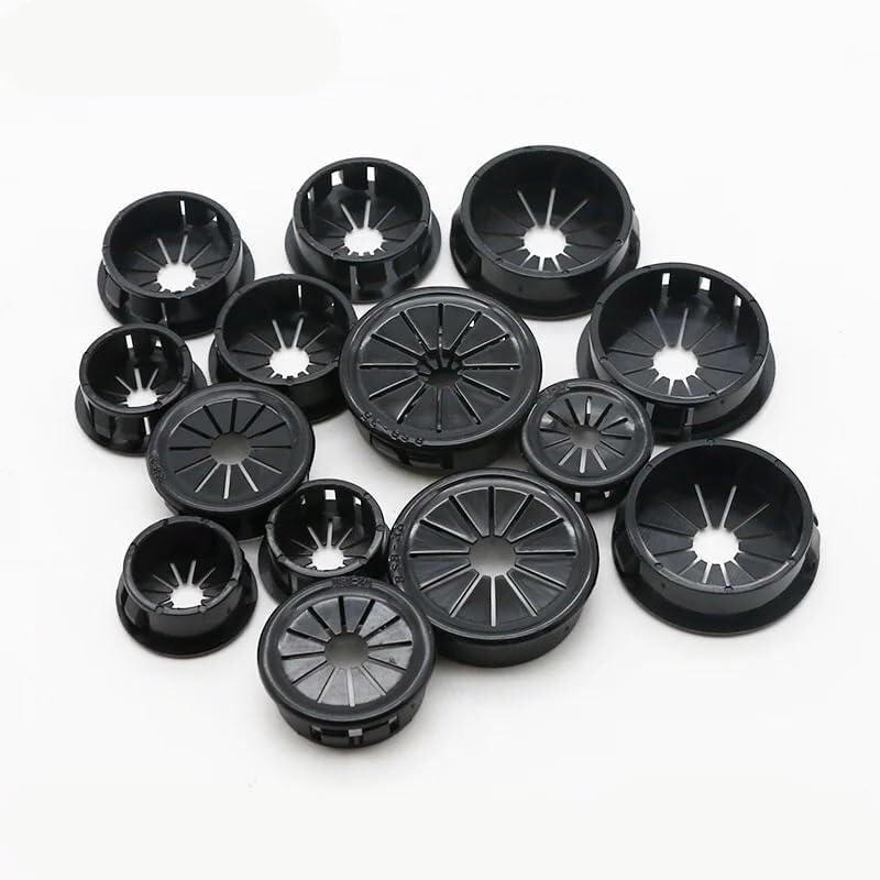 Desk Grommet,10pcs Plastic Buckle Desk Wire Hole Cover Computer Grommet,