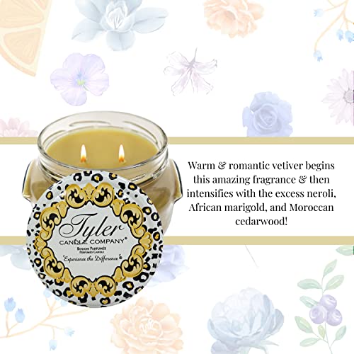 Tyler Candle Company Trophy Scent Jar Candle - Luxurious Scented Candle With Essential Oils - Long Burning Candles 110-120 Hours - Large Candle 22 Oz With Bonus Key Chain #TOP1