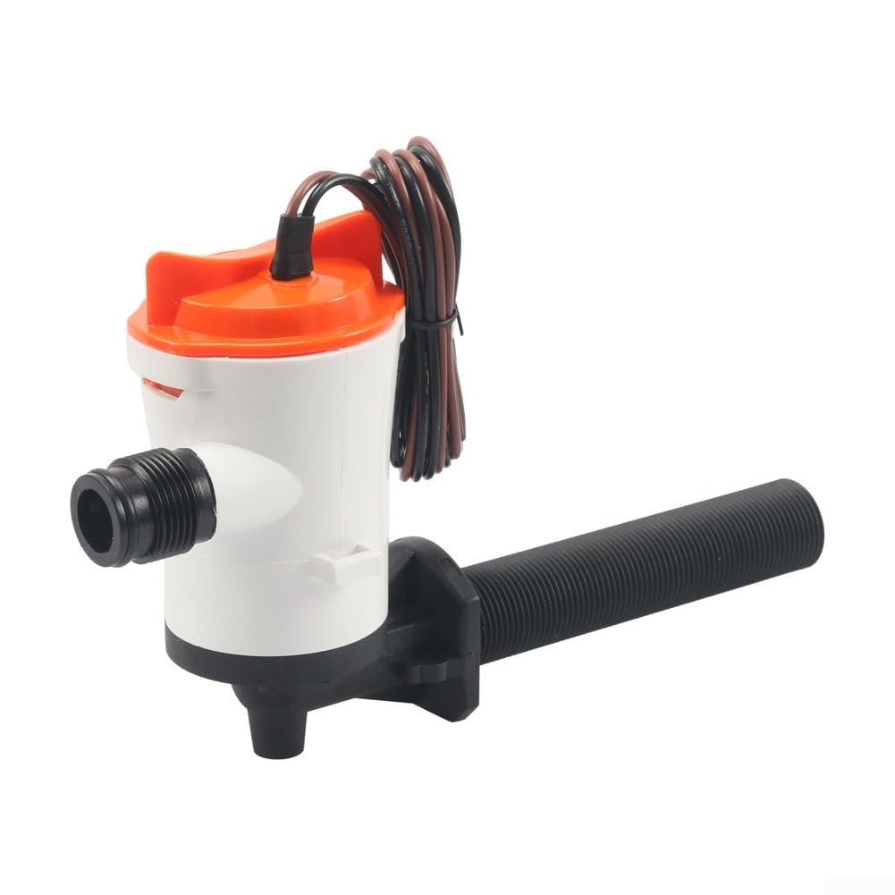 Kit de pompe marine 800 GPH 12 V pour vivier Aérateur submersible pour réservoir de bateau de pêche avec filtre en acier inoxydable 304 et tête de 4 m (B)