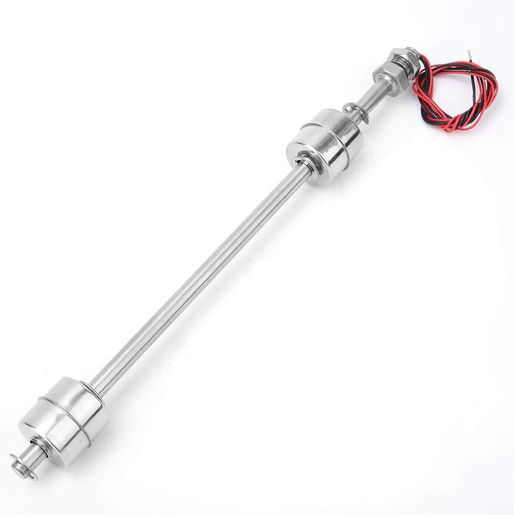 Caredy Stainless Steel Double Ball Float Switch Water Level Sensor for Water Tanks, Pools, Sinks, Fish Tanks (250mm)