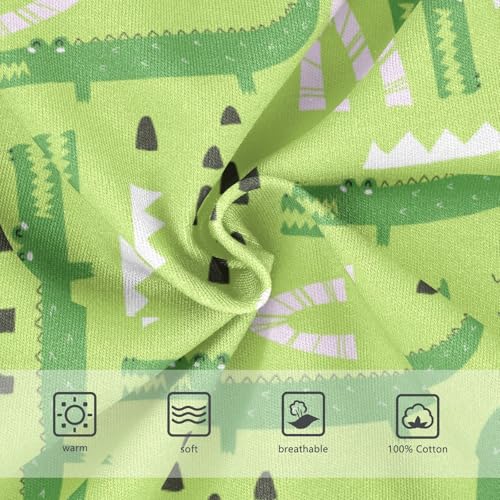 Boys' Exclusive Briefs Toddler Underwear 95% Combed Cotton Boxerbriefs 2T Crocodile Pattern 743