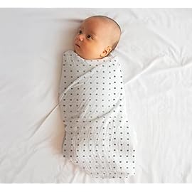 100% Muslin Swaddle Blankets,Baby Swaddling Blankets for New Born, Baby Receiving Blankets Unisex, Soft, Warm and Cosy Blankets Pack of 4, Size 47 x 47 inches,Gift for New Mom Terrazzo