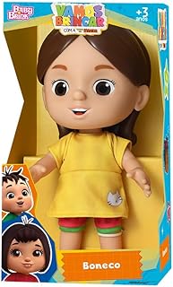 Novabrink - Baby Brink - Boneca Magali Vamos Brincar - 27 cm de altura