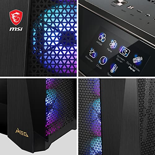 Caja PC MSI MEG Prospect 700R con pantalla táctil integrada IPS 5