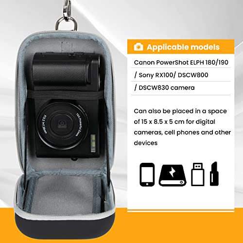 Tarion Camera Case Hard Shell Camera Case Protective Carrying Case For Compact Cameras Digital Cameras Black Tr-Hp #TOP2