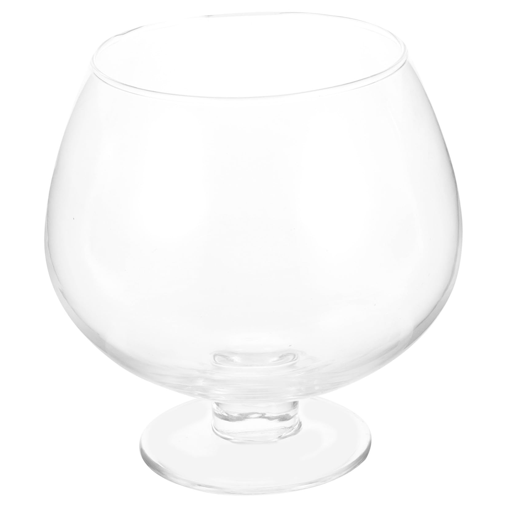 Grande Bicchiere in Vetro per Birra da 1500ml, Resistente al Microonde, Design Raffinato e Semplice per Dessert e Gelati