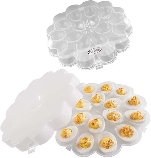 covered deviled egg tray