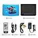 UEME Portable DVD CD Player with 9 Inches LCD Screen, Car Headrest Mount Holder, Remote Control, Wall Charger Car Charger, Kids DVD Player PD-0093 (Blue)