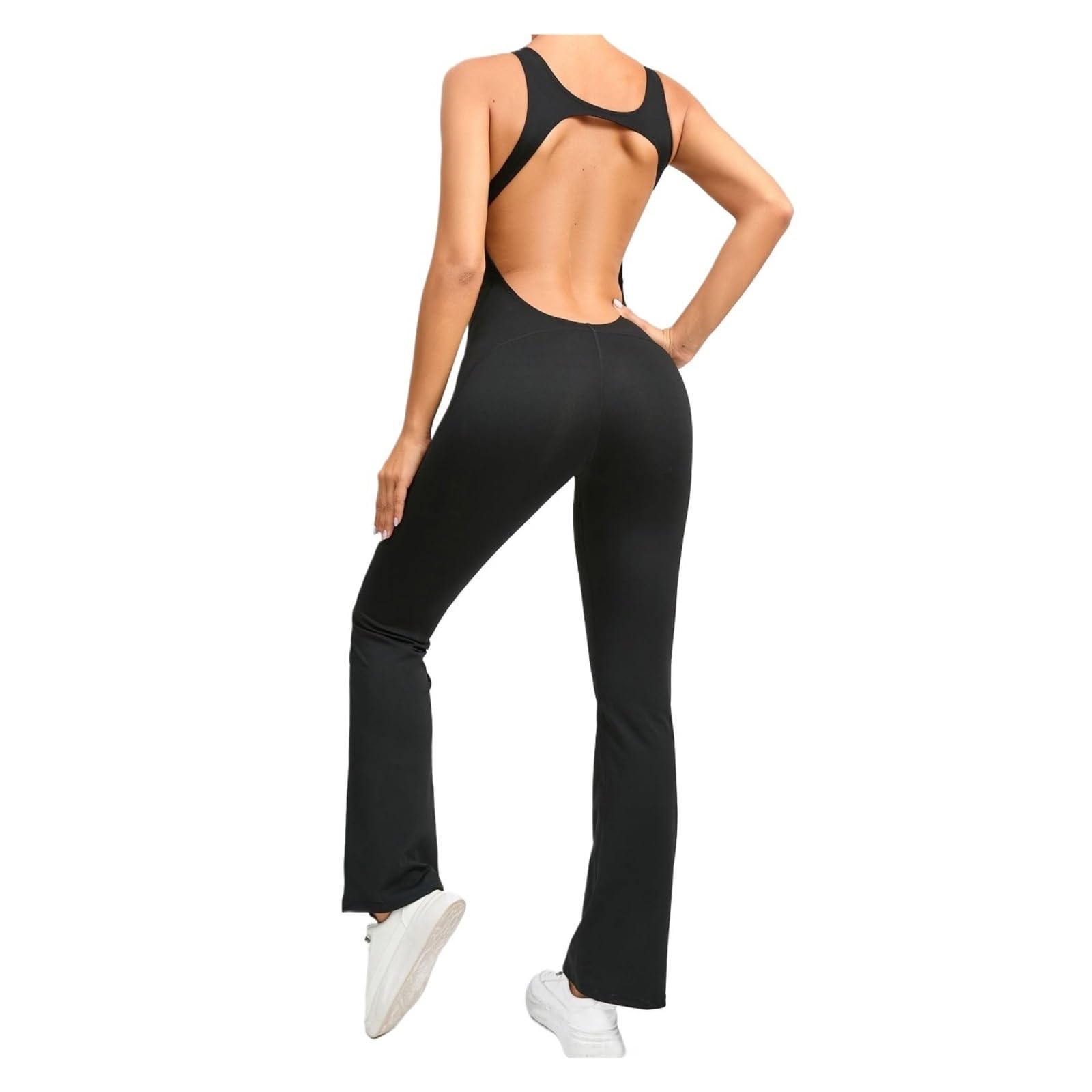 Mono de yoga sin espalda Conjunto De Gimnasio For Mujer, Traje Yoga, Ropa, Una Pieza, Entrenamiento, Deportivo Corto Para Entrenamiento