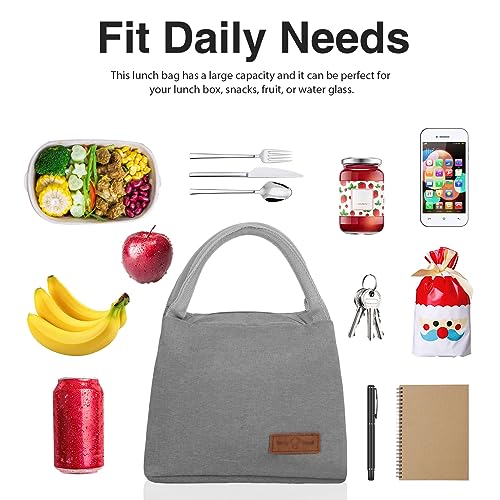 Minicoco Insulated Cool Bag - Leak-Proof Thermal Lunch Bags for Women Men & Children - Organizer for Work School, Picnic - Image 4