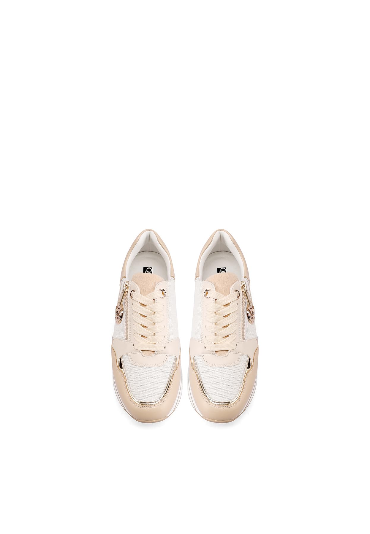 QUEEN HELENA Zapatillas con Cuña Zapatillas de Deporte Altas Casual Mujer X32-15
