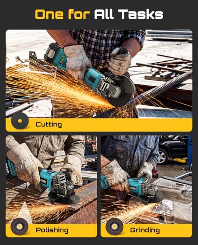 SEESII Cordless Angle Grinder Kit