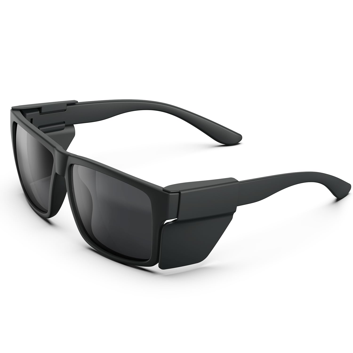 Gafas de seguridad de moda con protectores laterales, antivaho y antiarañazos, protección ANSI z87.1 UV400