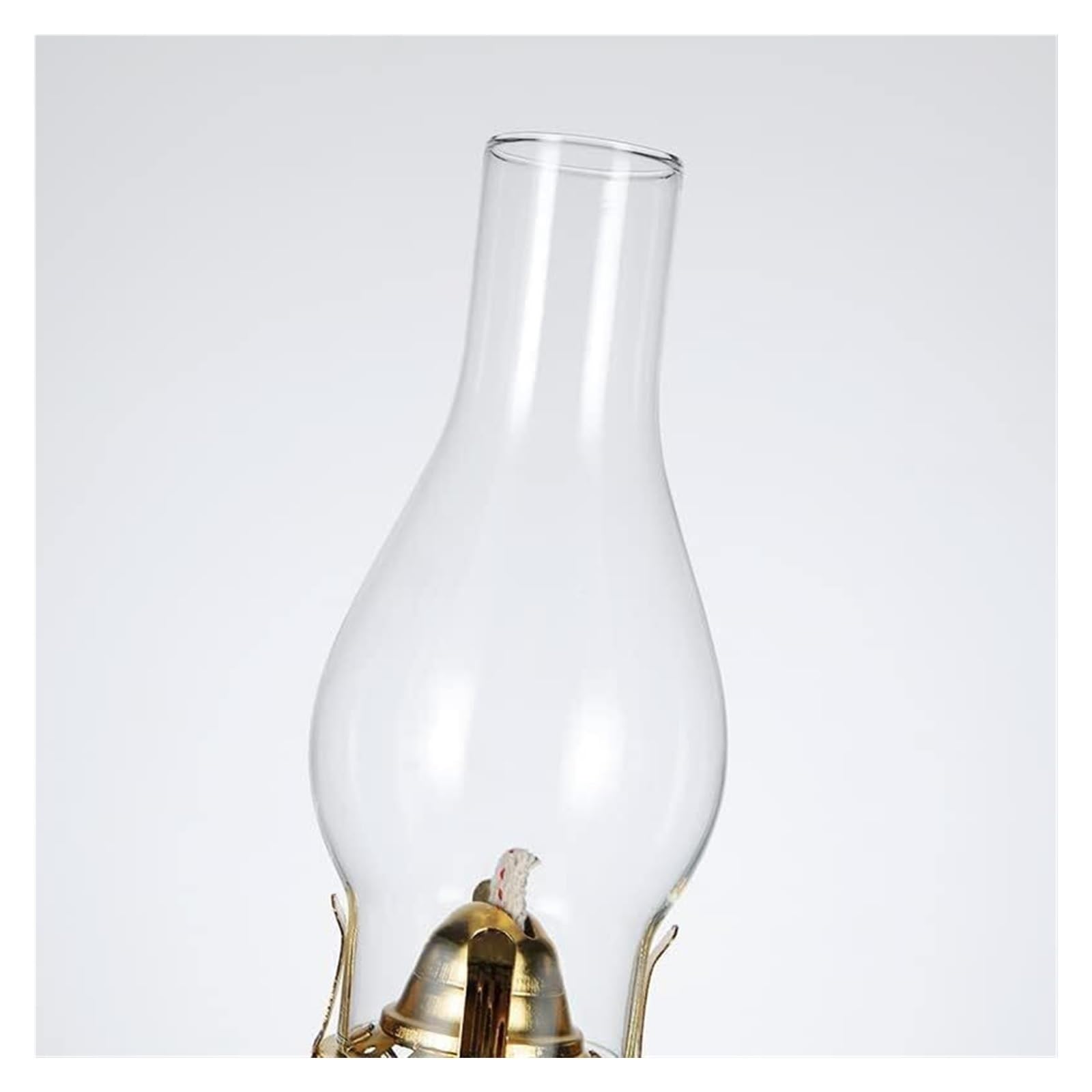 Lampada Ad Olio In Vetro Trasparente E Verde, Stile Vintage, Per Cherosene O Olio, Da Tavolo
