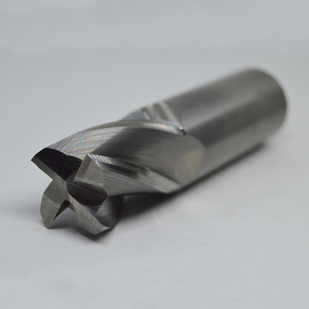 1" Square Endmill Carbide, 4 Flutes, Cutting Diameter 1", Cutting Length 1-1/2", Over All Lenght 4" UNCOATED