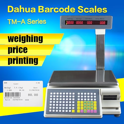 Báscula Comercial Digital con Impresora Térmica 15kg LCD miniatura 2