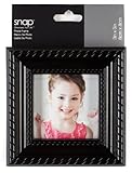 Snap Black Rope Embossed Tabletop Frame, 3 by 3-Inch