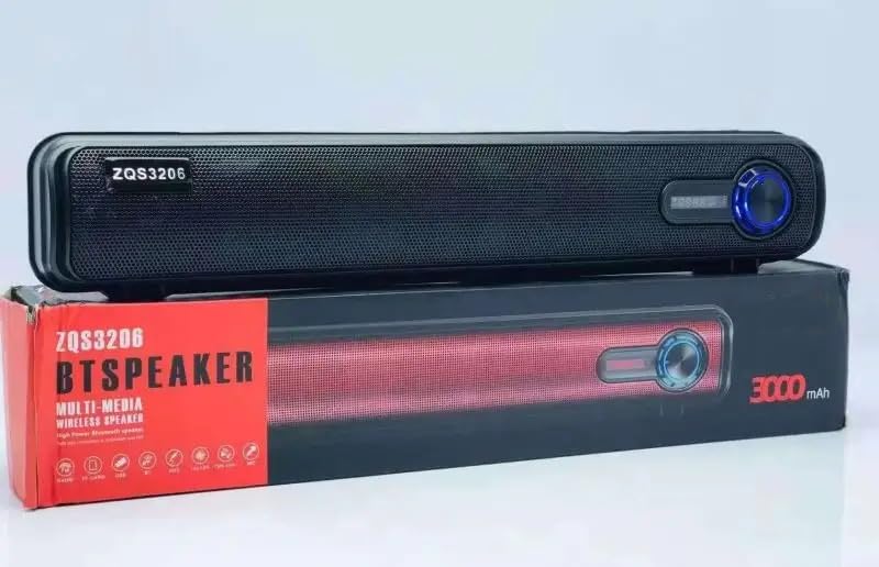 Image of Elevea 𝟏𝟓 𝐘𝐞𝐚𝐫𝐬 𝐆𝐮𝐚𝐫𝐚𝐧𝐭𝐞𝐞 Portable USB Wired Soundbar With Multicolor LED Light Speaker For PC Desktop And Laptop