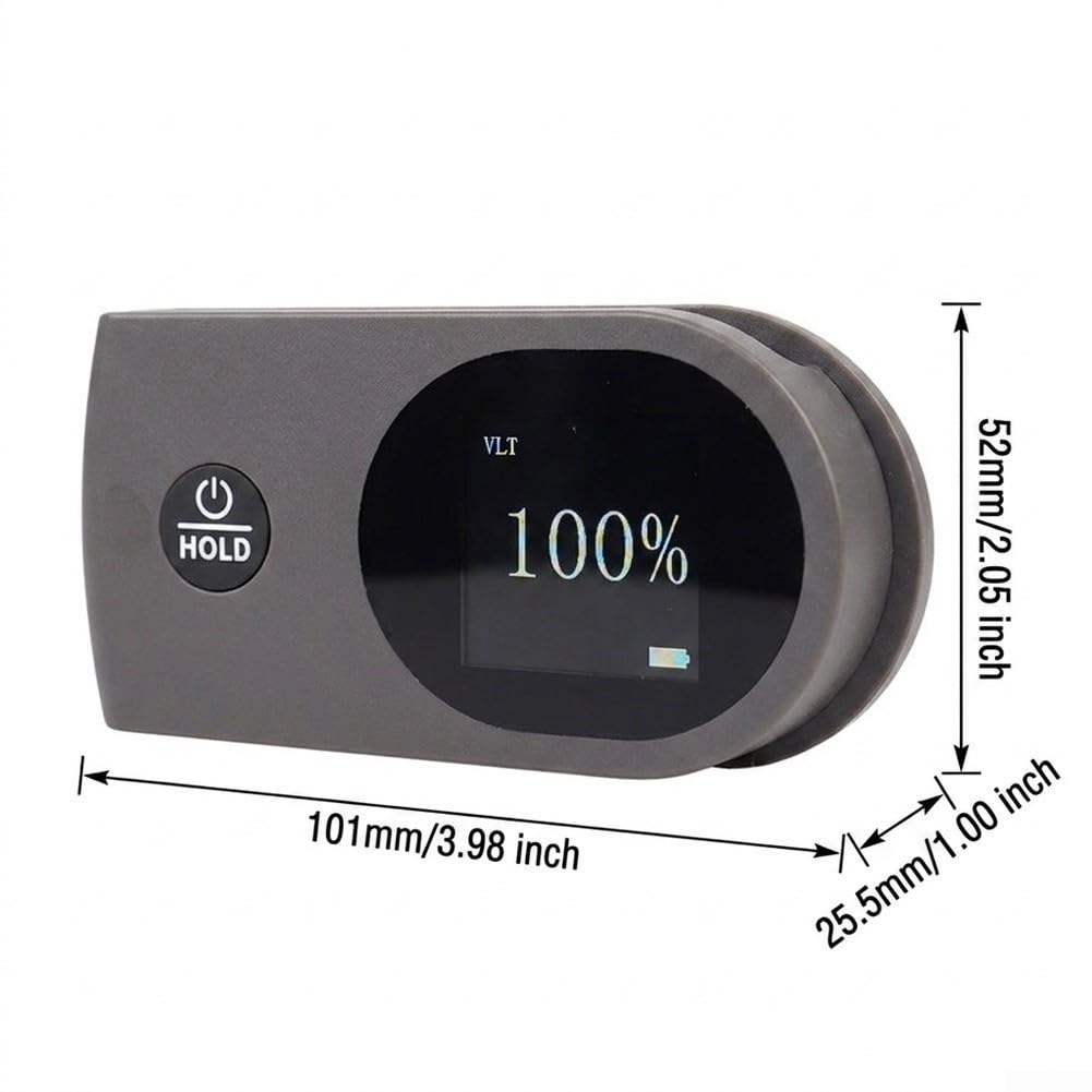 LS161 Folientester 3-Parameter UV IR Sichtlicht ABS Folienmessgerät für Auto Glas Wärmeisolierung Tragbarer Tester für Sonnenschutzfolie mit TFT Display Präzises Messgerät 0,1% für auflösung für | Misst Sichtlicht, UV365nm, IR940nm gleichzeitig, für ideal