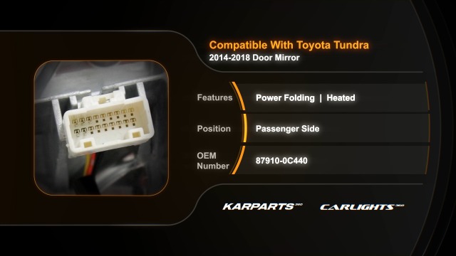 Amazon.com: For Toyota Tundra 2014 15 16 17 2018 Door Mirror