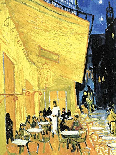 Amazon.co.jp: JHA 絵画 アート額絵 世界の名画 ゴッホ「夜のカフェ