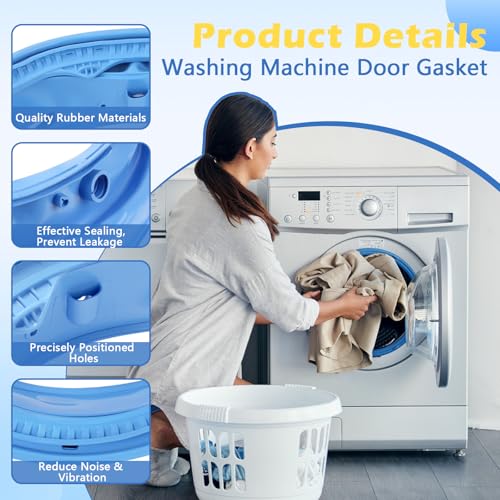 Joint de porte de rondelle WH05X29521 compatible pièce 4978358 - 4