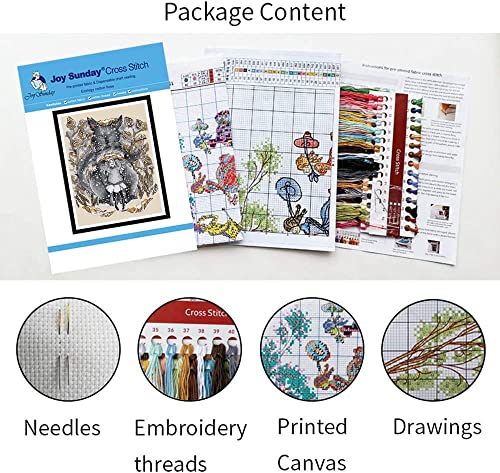 Joy Sunday 11CT Kit Punto a Croce Timbrato